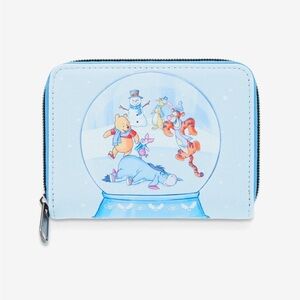 Loungefly Disney Winnie The‎ Pooh Ice Skating Mini Zipper Wallet Hot Topic